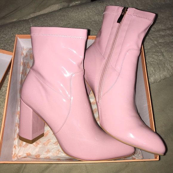 Public Desire Shoes - Public Desire Pink 60’s Boots